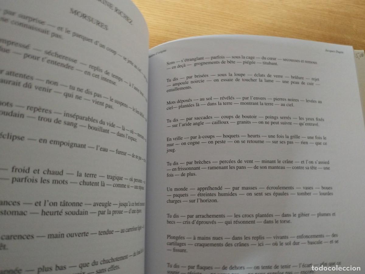 Libros de segunda mano: JACQUES DUPIN MATIERE DORIGINE 2007 ( EN FRANCES ) - Foto 8