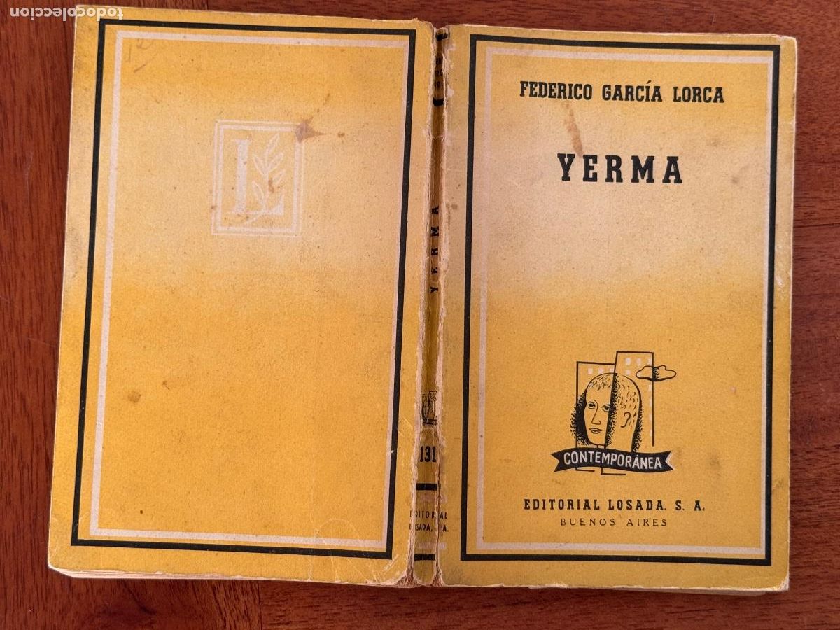 Libros de segunda mano: Federico Garc&iacute;a Lorca. Yerma. Editorial Losada S.A. - Foto 4