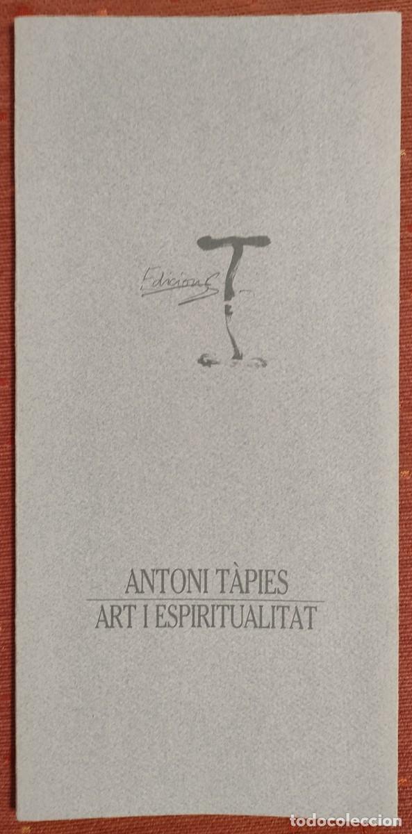 Libros de segunda mano: Antoni T&agrave;pies. Art i espiritualitat. 1989 - Foto 1