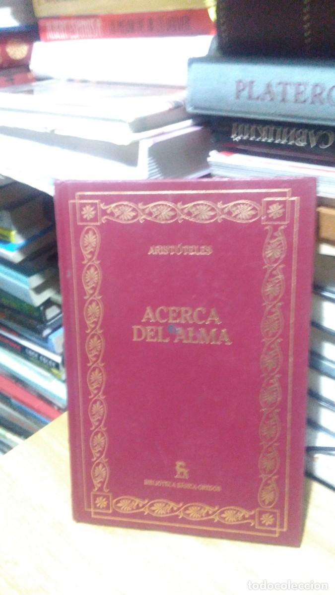 Libros de segunda mano: ACERCA DEL ALMA, ARIST&Oacute;TELES, BIBLIOTECA B&Aacute;SICA GREDOS, 34 - Foto 1