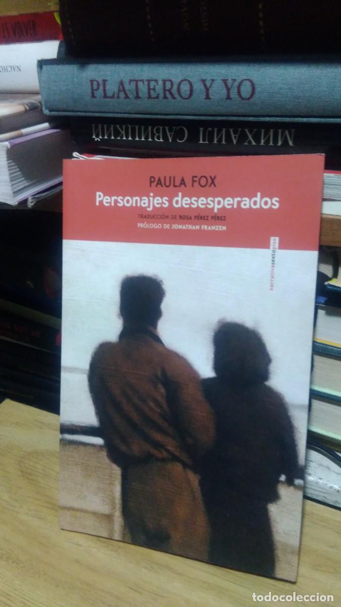 Libros de segunda mano: OERSONAJES DESESPERADOS, PAULA FOX - Foto 1