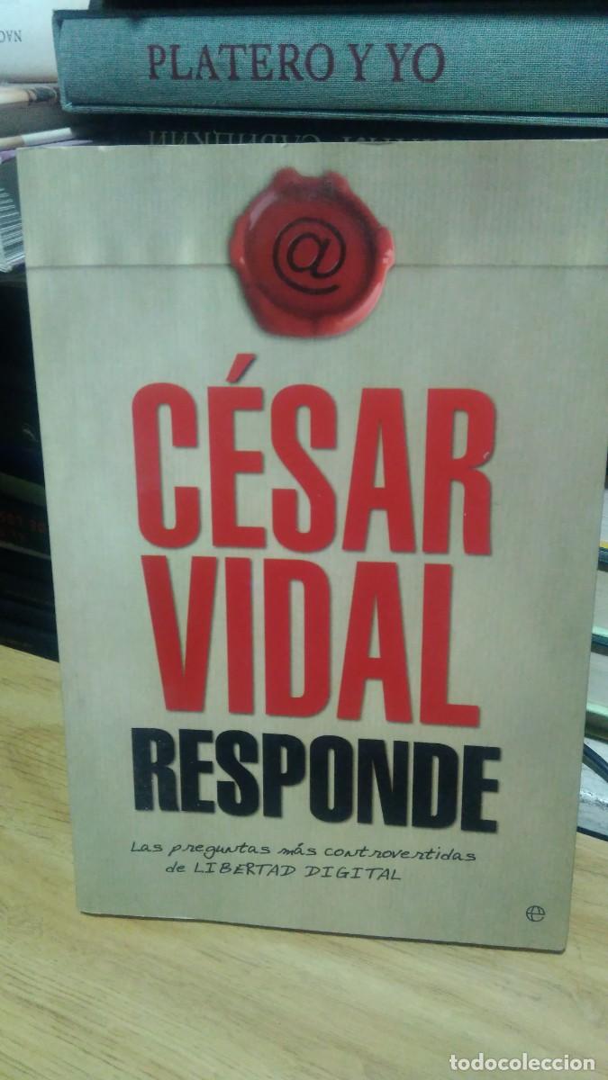 Libros de segunda mano: CESAR VIDAL, RESPONDE, ED. LA ESFERA - Foto 1