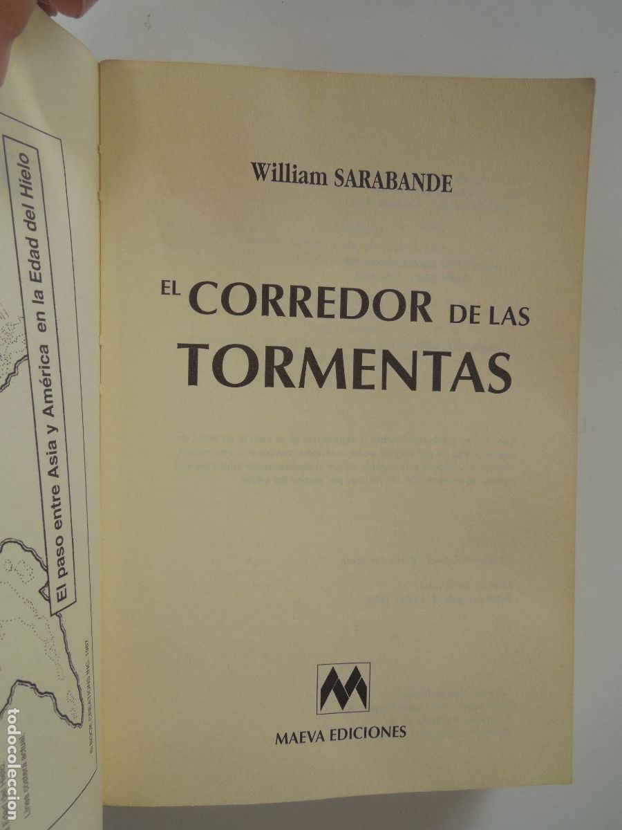 Libros de segunda mano: EL CORREDOR DE LAS TORMENTAS - WILLIAM SARABANDE - MAEVA -1&ordf; EDC 1995 - Foto 5