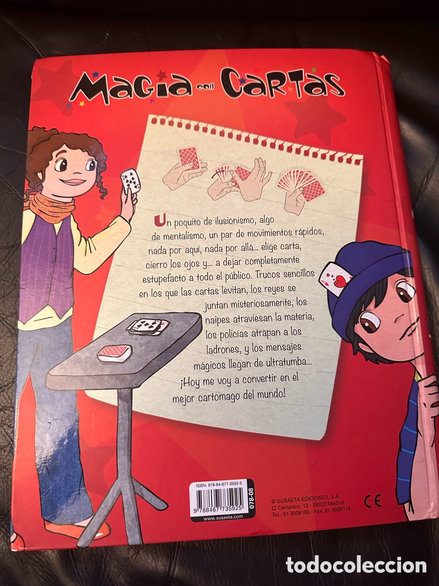 Libros de segunda mano: Magia con cartas, editorial Susaeta - Foto 2