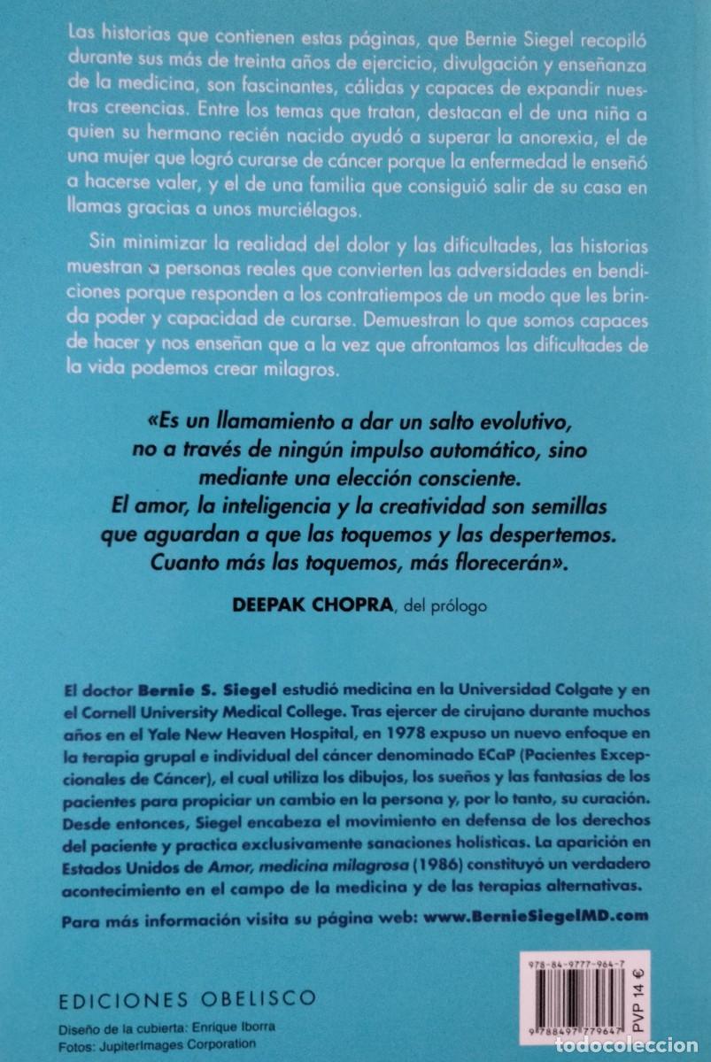 Libros de segunda mano: Bernie Siegel-El libro de los milagros.Obelisco.2013. - Foto 2