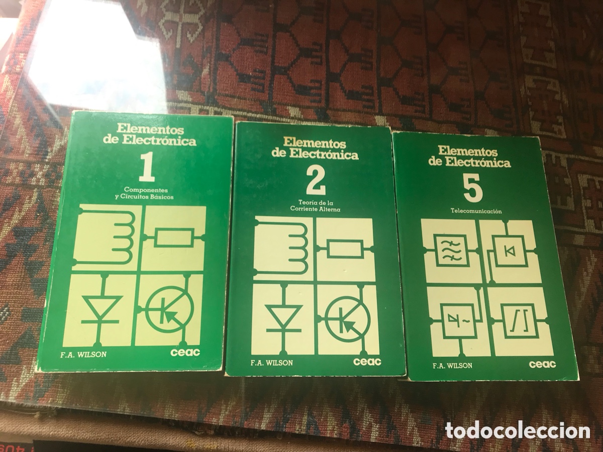 Libros de segunda mano: Elementos de electr&oacute;nica 1, 2 y 5. CEAC. F. A. Wilson - Foto 2