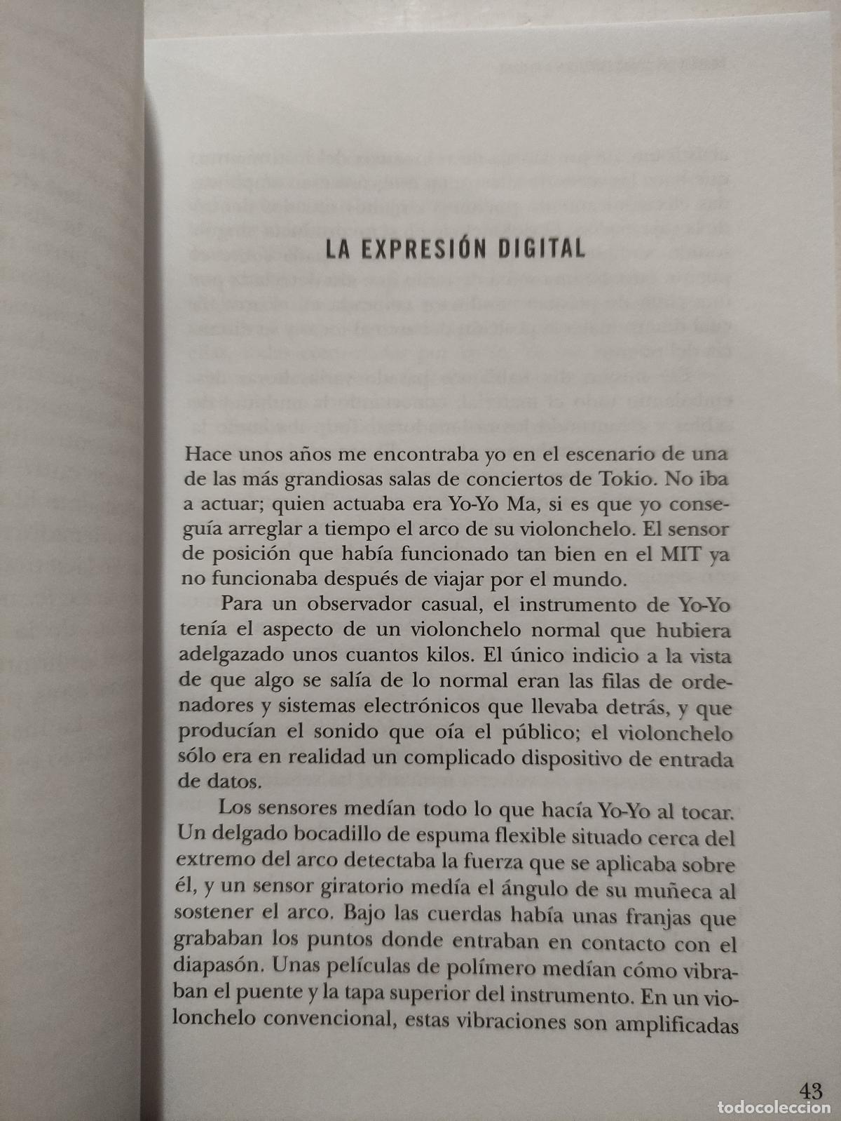 Libros de segunda mano: CUANDO LAS COSAS EMPIECEN A PENSAR - NEIL GERSHENFELD - Foto 2