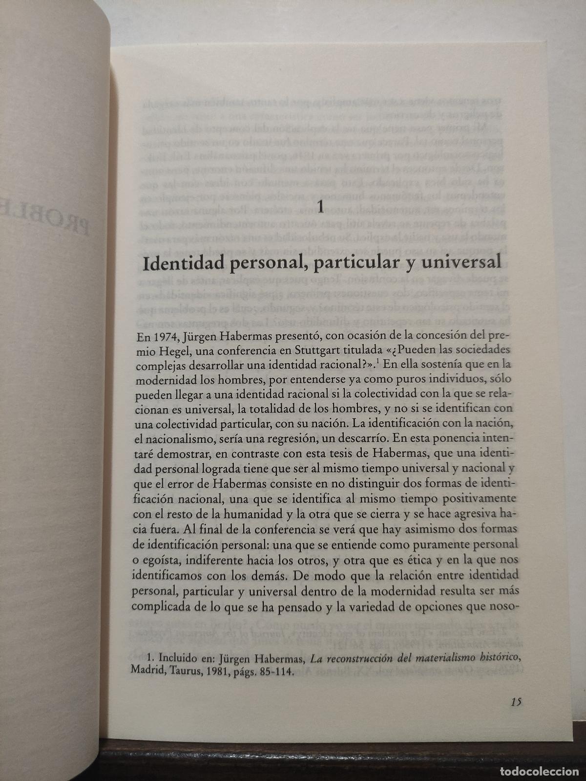 Libros de segunda mano: PROBLEMAS - ERNST TUGENDHAT - Foto 2