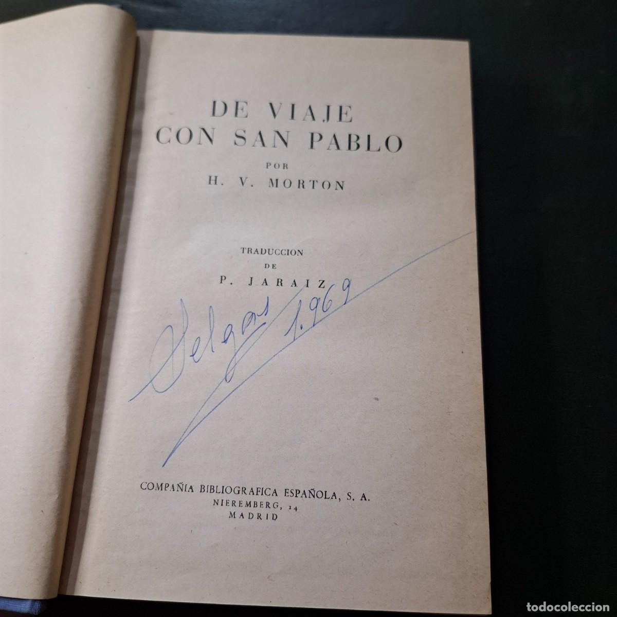 Libros de segunda mano: De viaje con San Pablo - H.V.Morton - 1957 - Foto 1