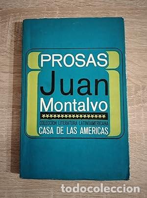 Libros de segunda mano: PROSAS - Montalvo, Juan - Foto 1