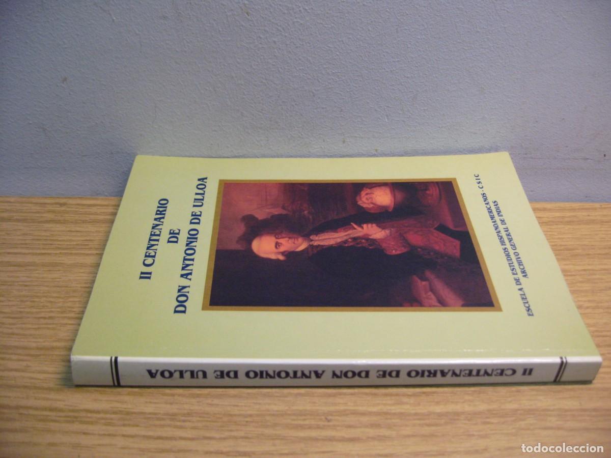 Libros de segunda mano: II CENTENARIO DE DON ANTONIO DE ULLOA. ESTUDIOS HISPANOAMERICANOS 1995 - Foto 2