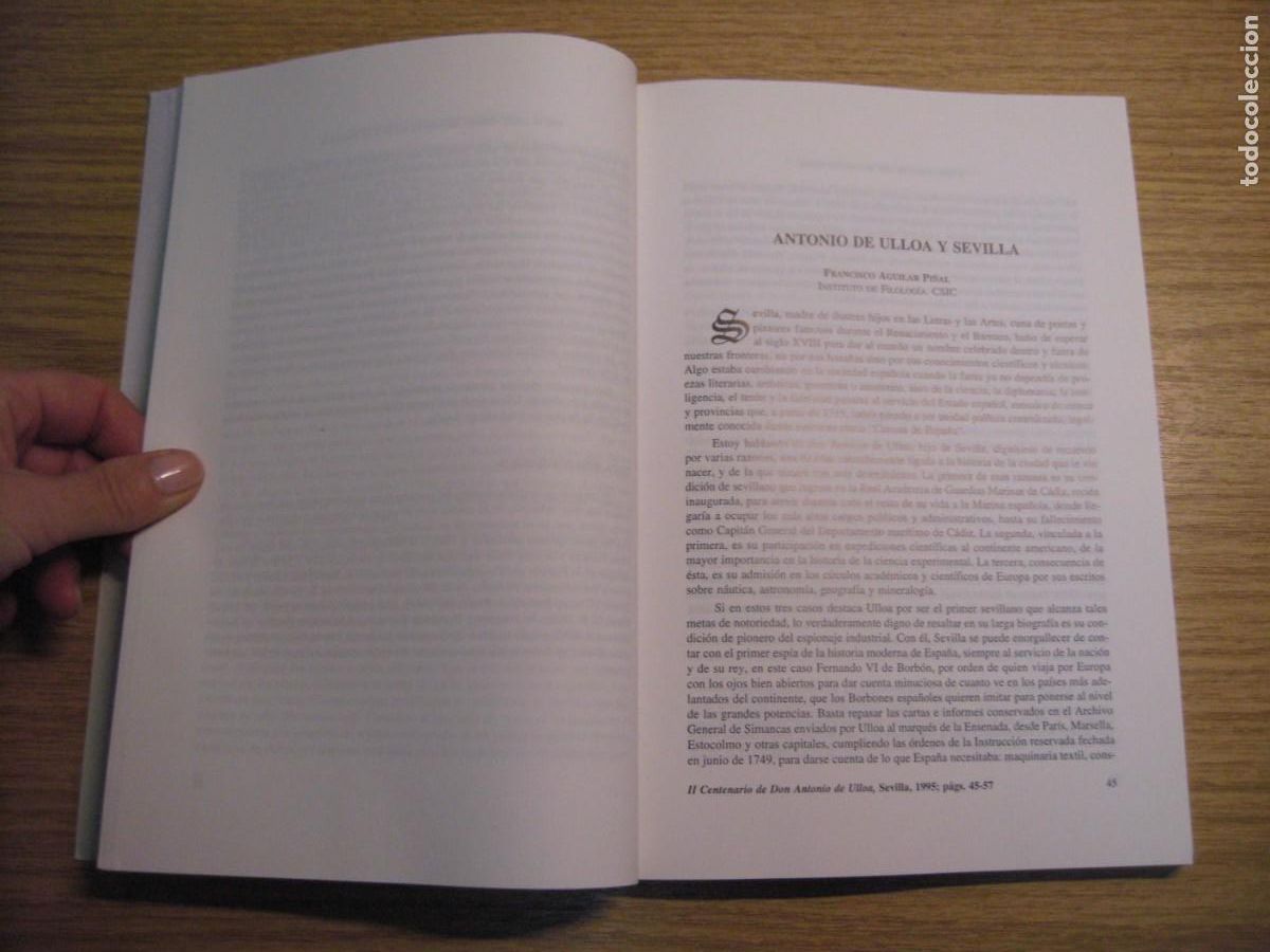 Libros de segunda mano: II CENTENARIO DE DON ANTONIO DE ULLOA. ESTUDIOS HISPANOAMERICANOS 1995 - Foto 11