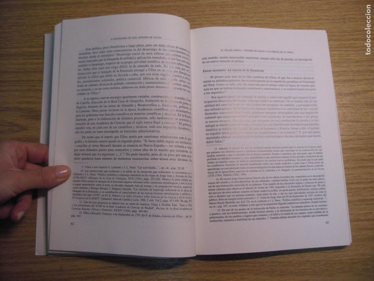 Libros de segunda mano: II CENTENARIO DE DON ANTONIO DE ULLOA. ESTUDIOS HISPANOAMERICANOS 1995 - Foto 12