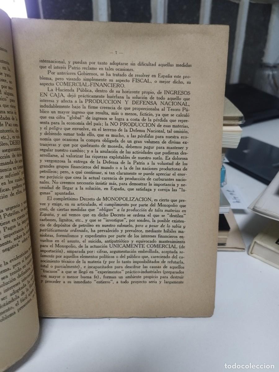 Libros de segunda mano: PETROLEO EN ESPA&Ntilde;A. CARLOS. E. MONTA&Ntilde;ES. - Foto 4