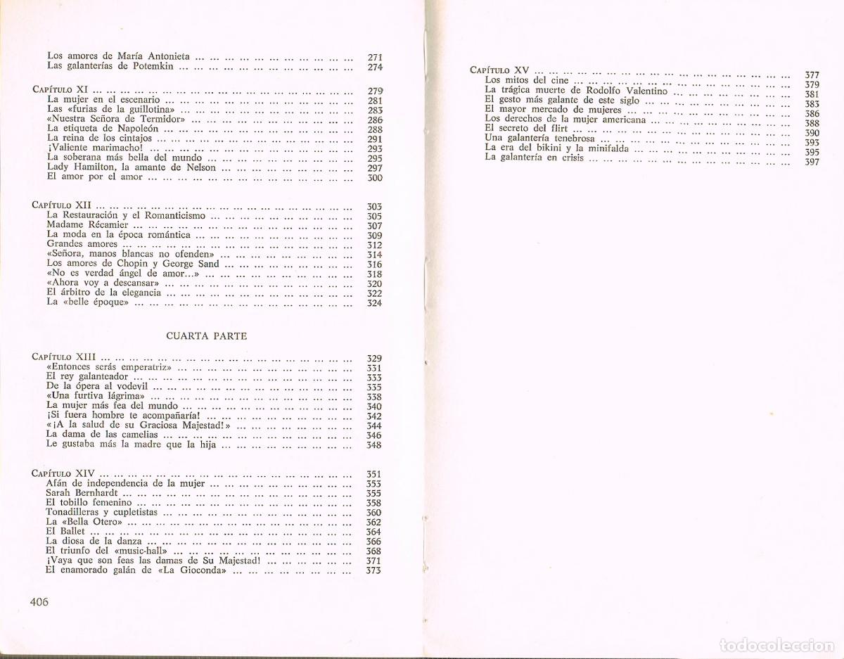 Libros de segunda mano: Historia de la galanter&iacute;a (J.L. Mart&iacute;nez-Quiroga) - Foto 4