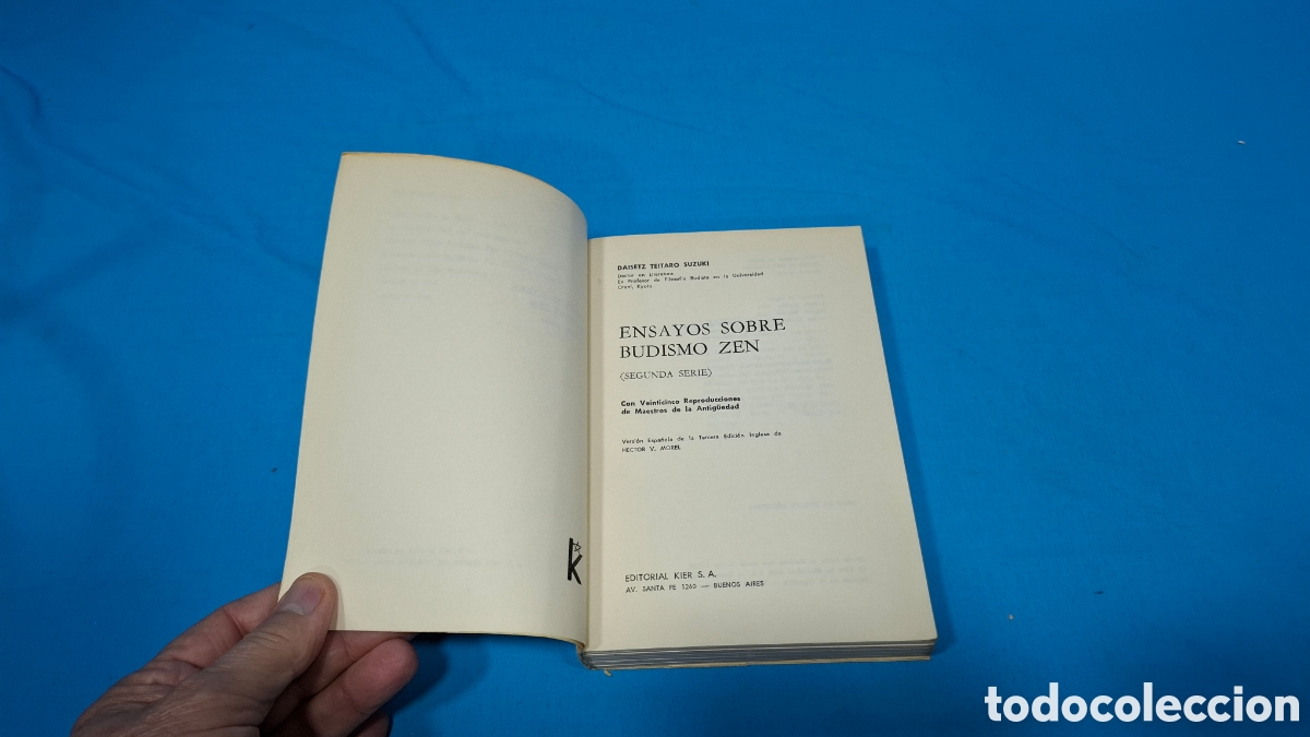 Libros de segunda mano: ENSAYOS SOBRE BUDISMO ZEN - D.T. SUZUKI - Foto 2