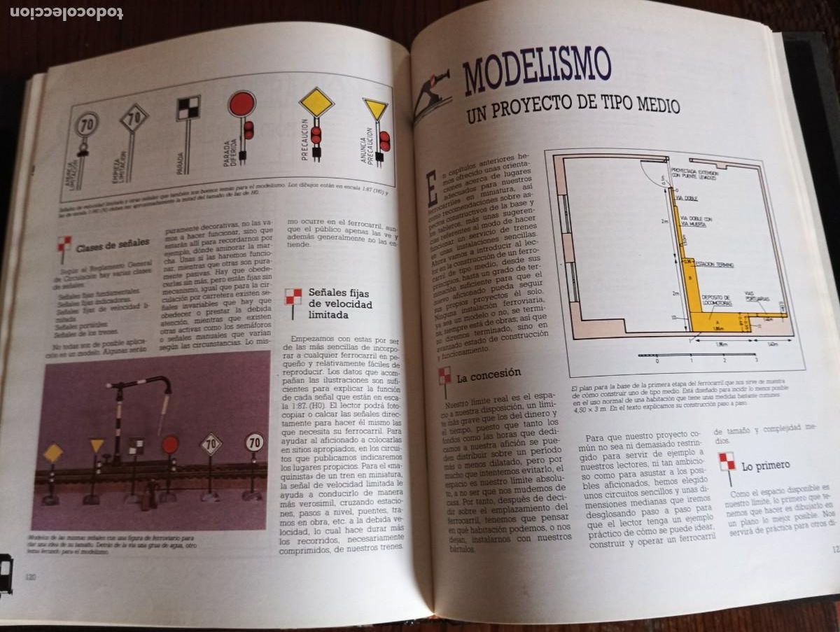 Libros de segunda mano: MODELISMO FERROVIARIO - COMPLETO - 7 VOL&Uacute;MENES - EDICIONES GRANADA. - Foto 3