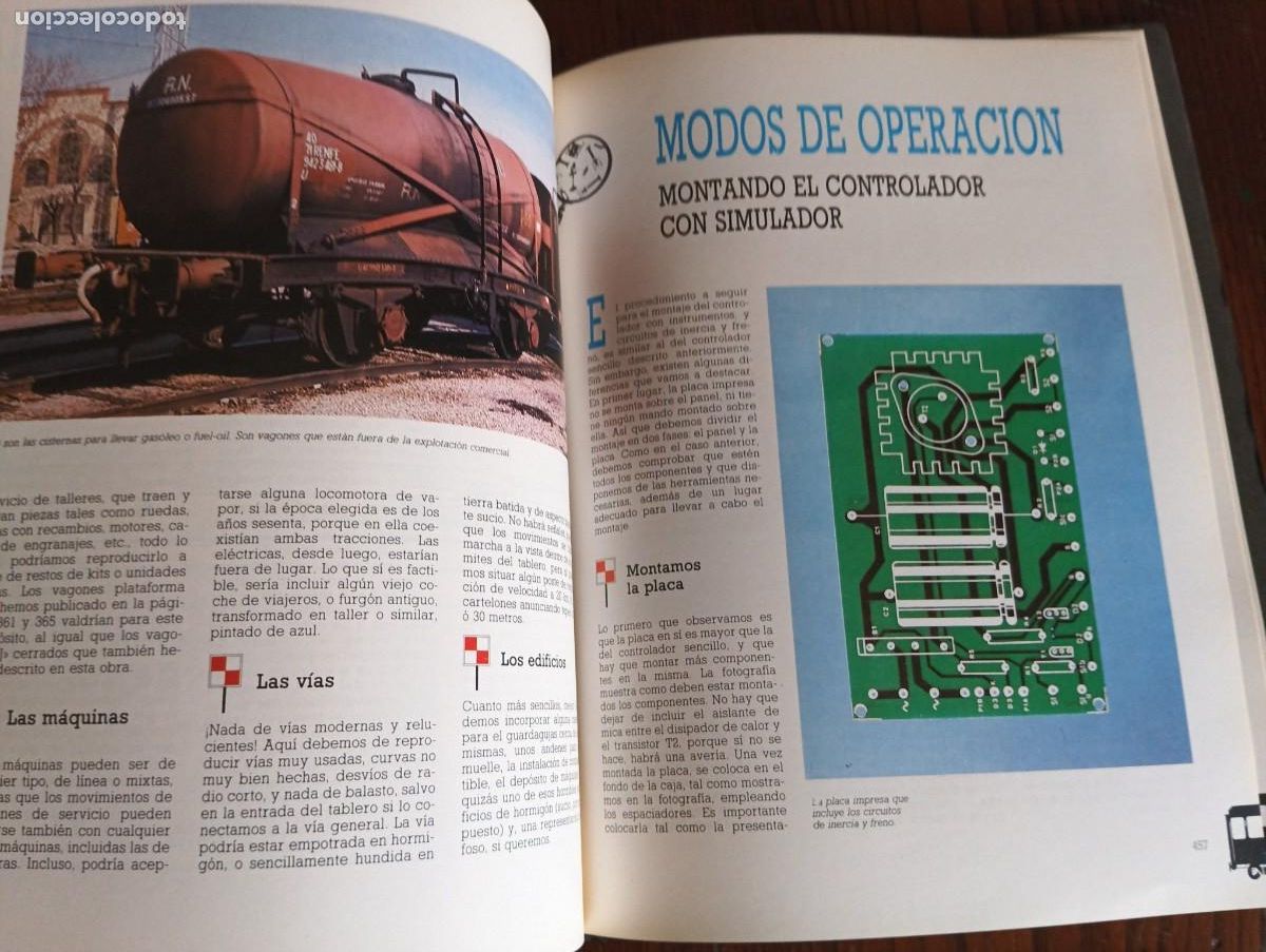 Libros de segunda mano: MODELISMO FERROVIARIO - COMPLETO - 7 VOL&Uacute;MENES - EDICIONES GRANADA. - Foto 7