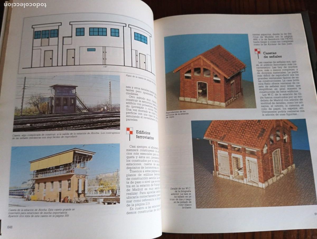 Libros de segunda mano: MODELISMO FERROVIARIO - COMPLETO - 7 VOL&Uacute;MENES - EDICIONES GRANADA. - Foto 9