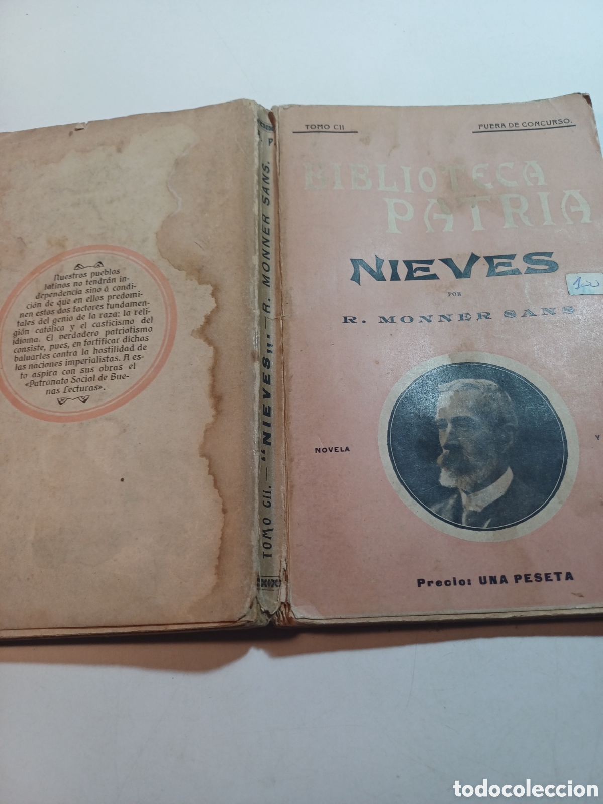 Libros de segunda mano: Nieves Monner Sans biblioteca patria - Foto 2