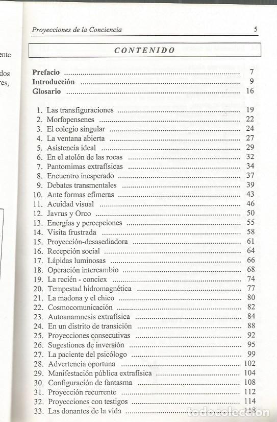 Libros de segunda mano: PROYECCIONES DE LA CONCIENCIA - WALDO VIEIRA - Foto 3