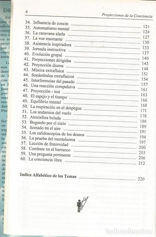 Libros de segunda mano: PROYECCIONES DE LA CONCIENCIA - WALDO VIEIRA - Foto 4