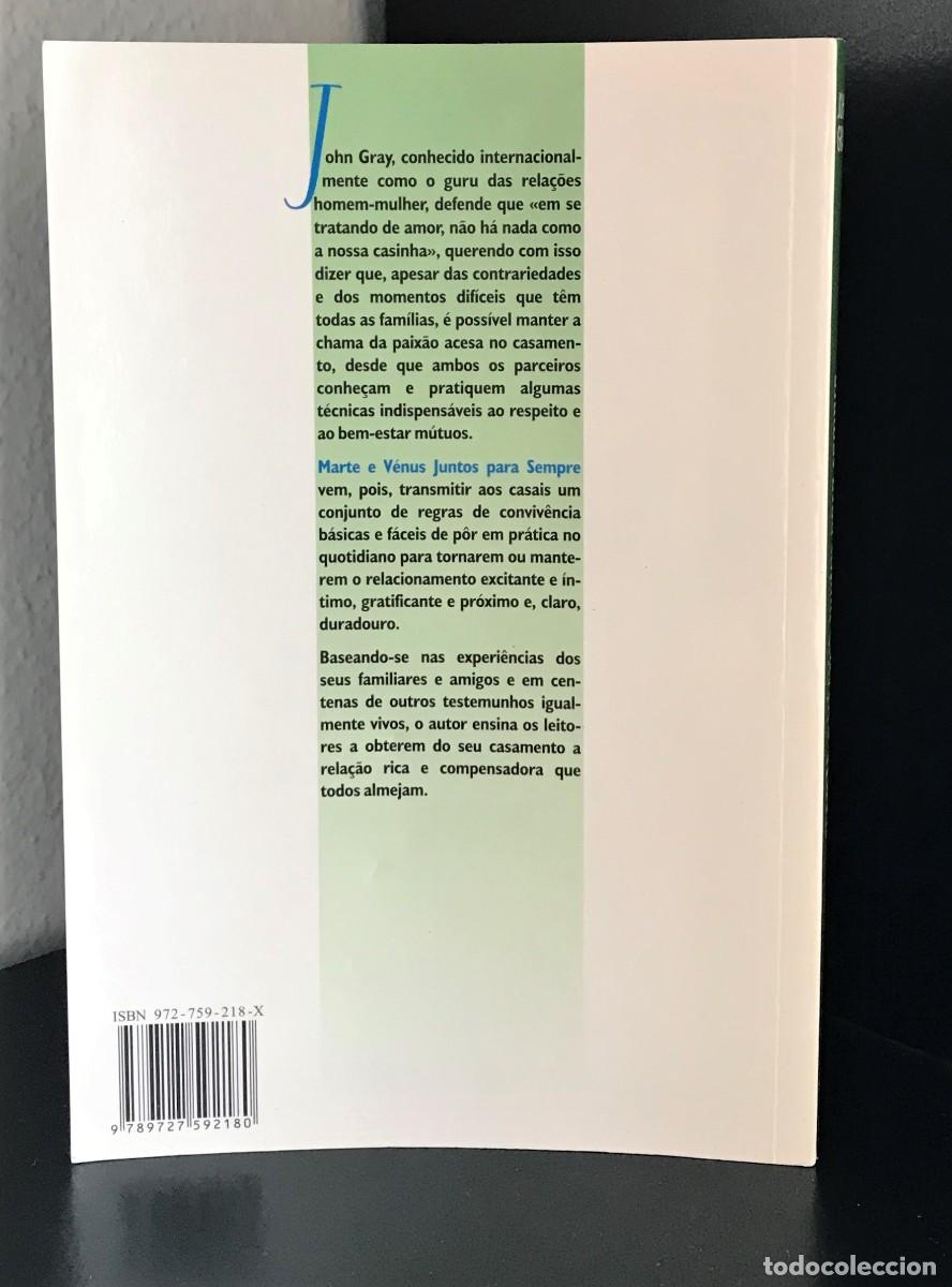 Libros de segunda mano: Marte e V&eacute;nus juntos para sempre de John Gray - Foto 2