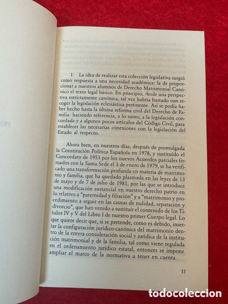 Libros de segunda mano: NUEVA LEGISLACI&Oacute;N MATRIMONIAL CIVIL Y CAN&Oacute;NICA. - Foto 9