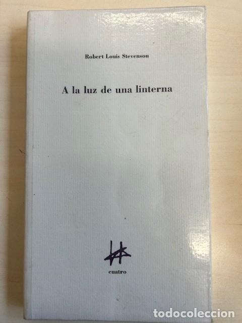 Libros de segunda mano: A la luz de una linterna -Stevenson- - Foto 1