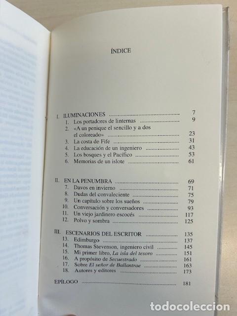 Libros de segunda mano: A la luz de una linterna -Stevenson- - Foto 2