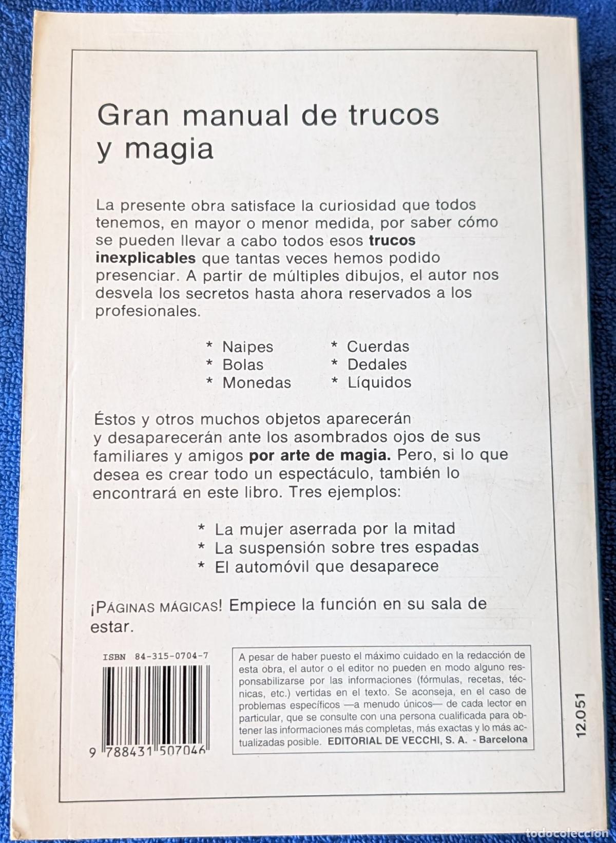 Libros de segunda mano: Gran Manual de Trucos de Magia - Patrick Page - Editorial De Vecchi (1996) - Foto 5