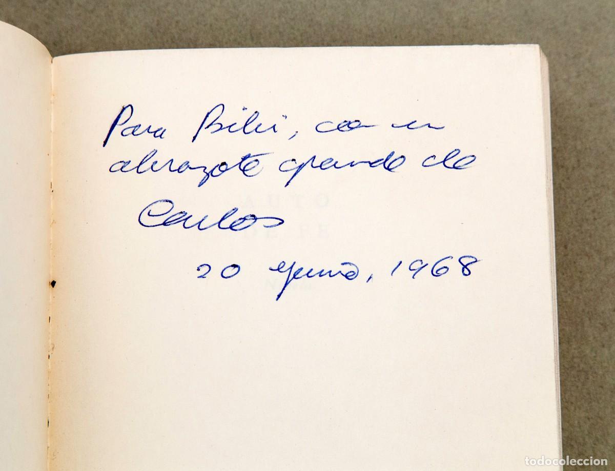 Libros de segunda mano: CARLOS ROJAS - AUTO DE FE - DEDICATORIA AUT&Oacute;GRAFA DEL AUTOR - 1&ordf; E. - Foto 1