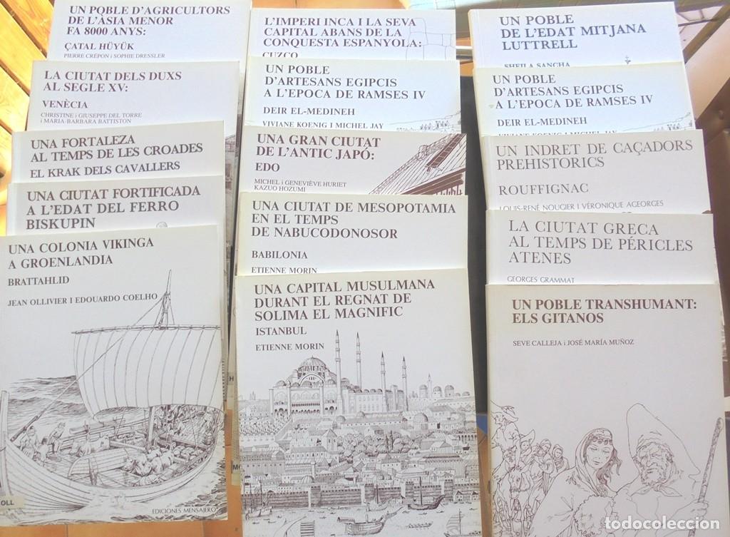 Libros de segunda mano: Lot 15 Col&middot;lecci&oacute;: Un lloc, uns homes, una hist&ograve;ria Editorial Mensajero 1988-1993