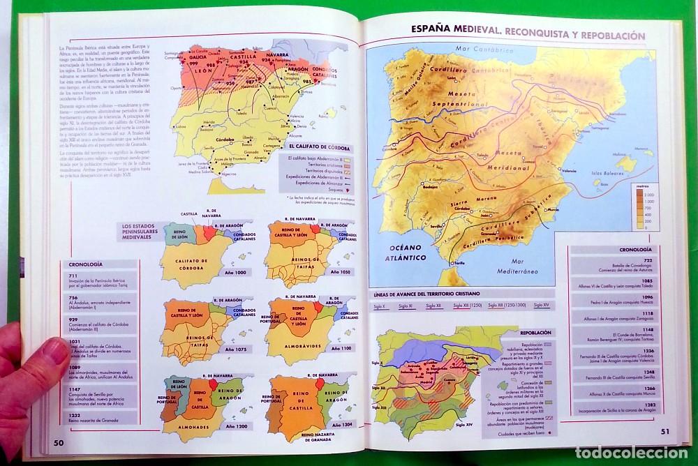 Libros de segunda mano: Atlas hist&oacute;rico - Ediciones SM - Foto 6