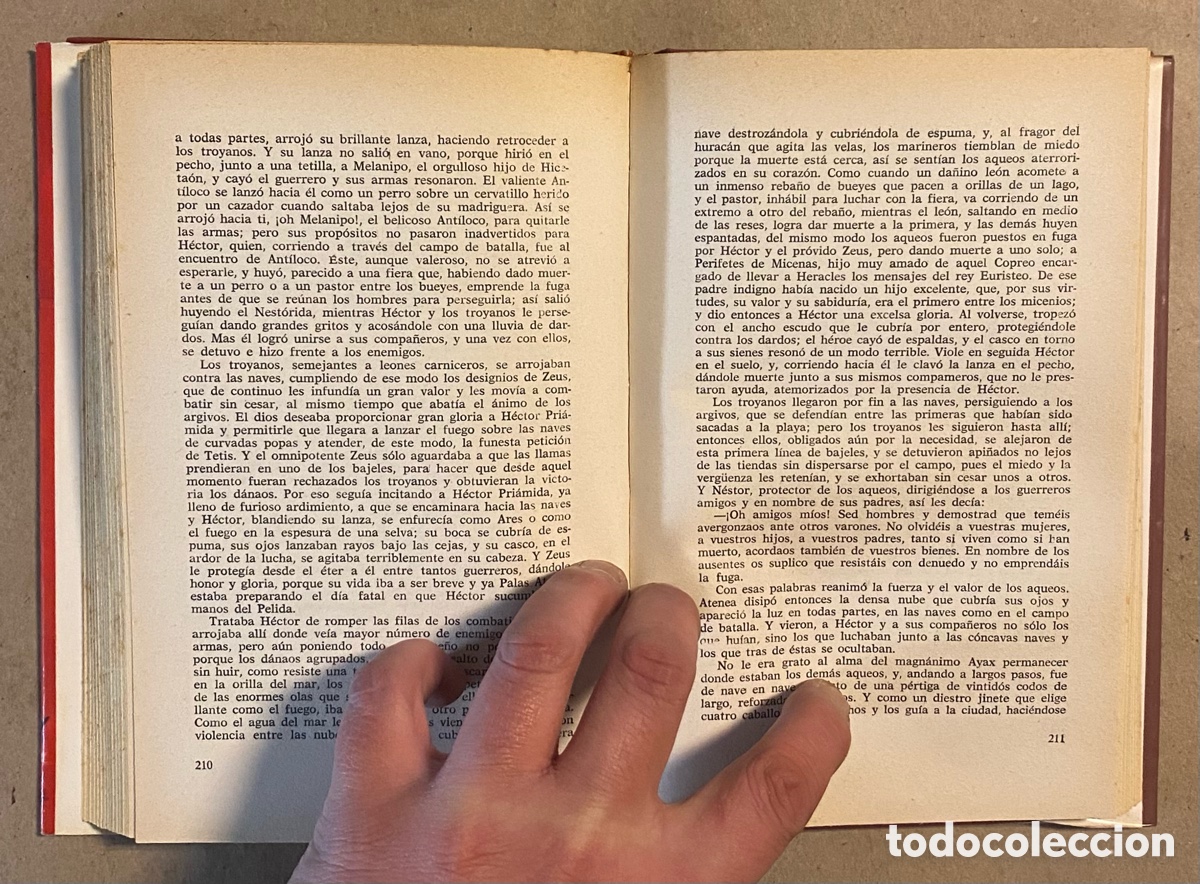 Libros de segunda mano: LA ILIADA. HOMERO. EDITORIAL ANTALBE 1979. - Foto 4