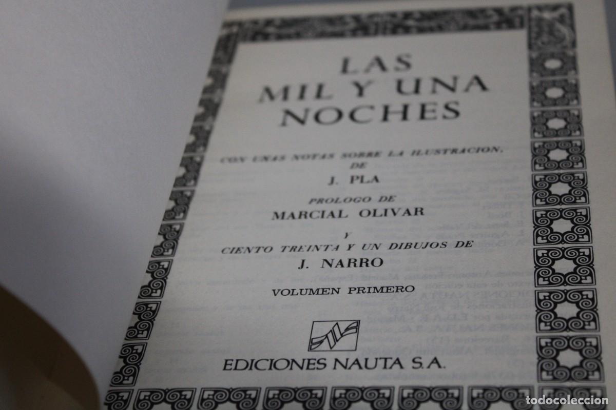 Libros de segunda mano: LAS MIL Y UNA NOCHES / EDICIONES NAUTA / 3 TOMOS - Foto 3