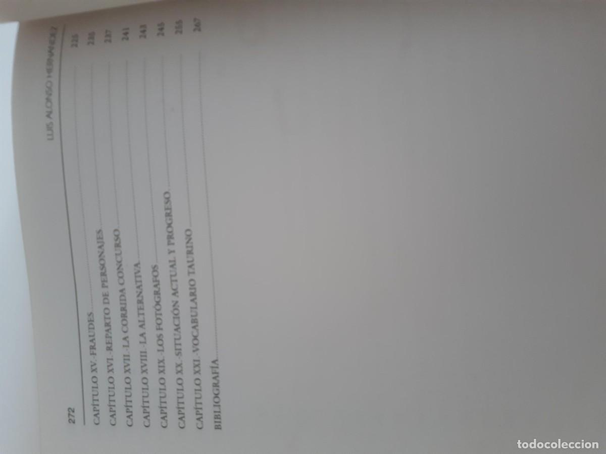 Libros de segunda mano: Incursi&oacute;n por el mundo de los toros Luis Alonso Hern&aacute;ndez - Foto 4
