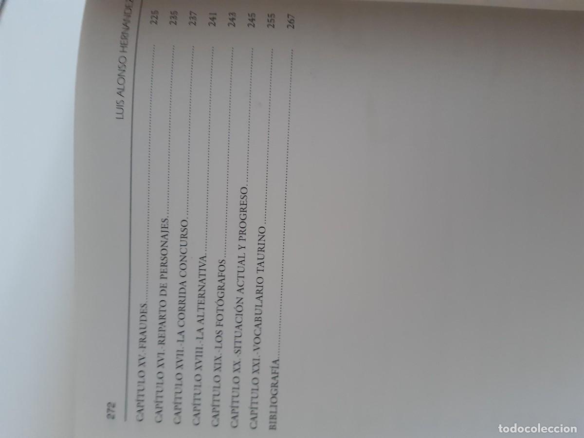 Libros de segunda mano: Incursi&oacute;n por el mundo de los toros Luis Alonso Hern&aacute;ndez - Foto 5