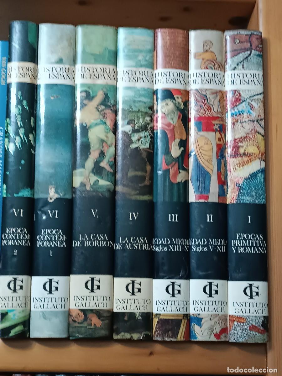 Libros de segunda mano: HISTORIA DE ESPA&Ntilde;A 7 TOMOS INSTITUTO GALLACH - Foto 1