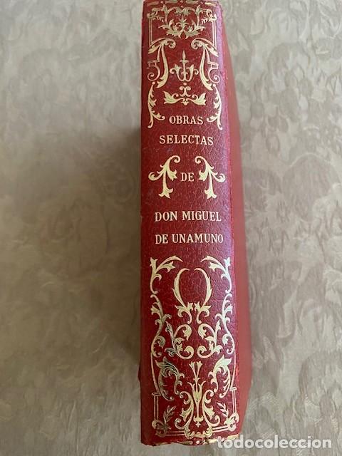 Libros de segunda mano: Unamuno. Obras Selectas. - Foto 1