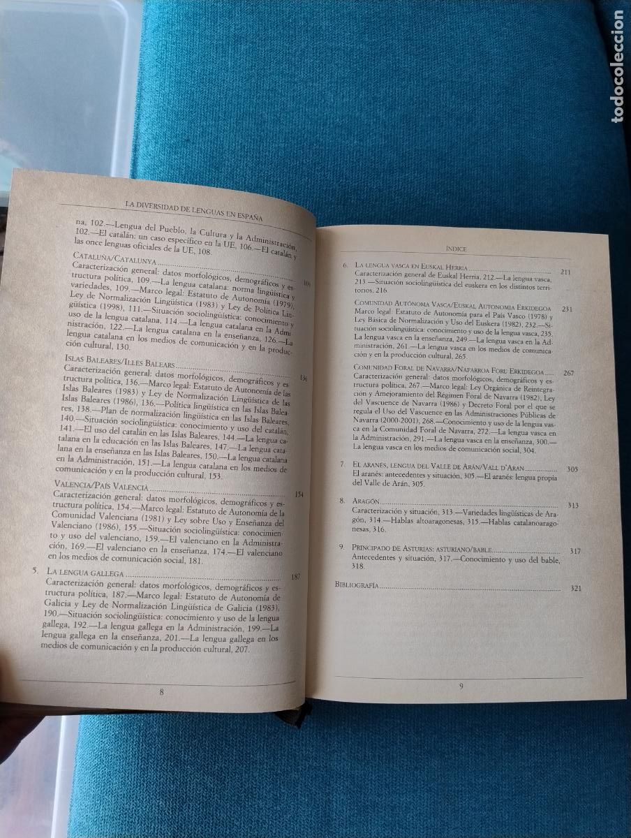 Libros de segunda mano: MAITENA ETXEBARRIA - LA DIVERSIDAD DE LAS LENGUAS EN ESPA&Ntilde;A - Foto 3