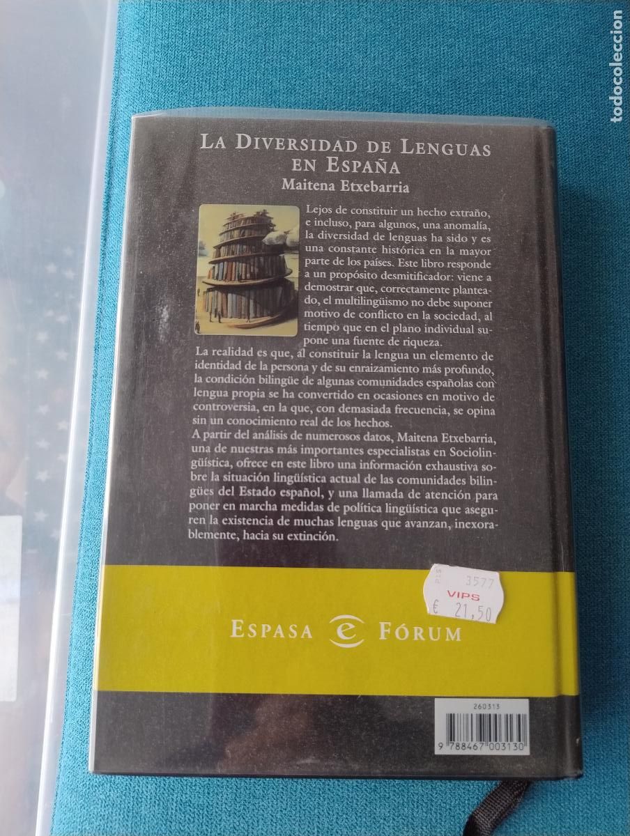 Libros de segunda mano: MAITENA ETXEBARRIA - LA DIVERSIDAD DE LAS LENGUAS EN ESPA&Ntilde;A - Foto 4