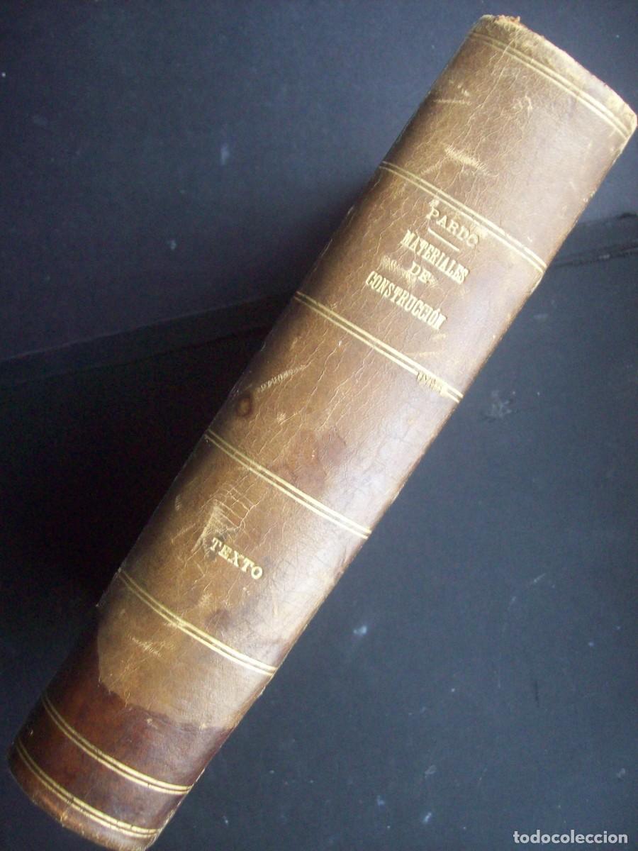 Libros de segunda mano: MATERIALES DE CONSTRUCCI&Oacute;N. TEXTO . MANUEL PARDO. MADRID. 1885 - Foto 1