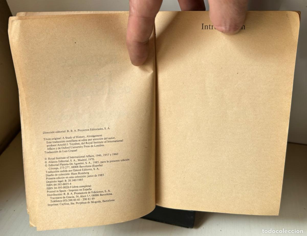Libros de segunda mano: ESTUDIO DE LA HISTORIA I - Arnold J. Toynbee - Foto 3