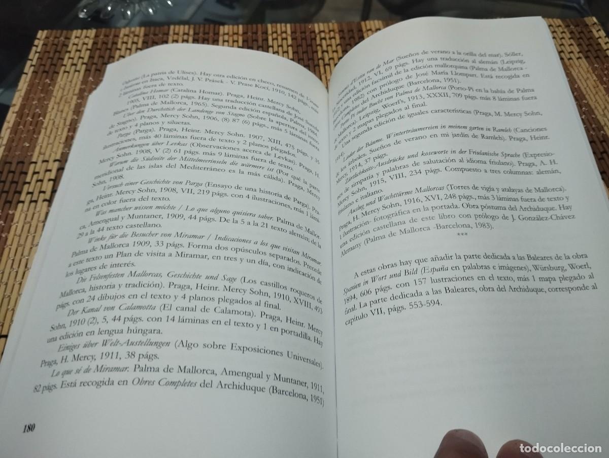Libros de segunda mano: MALLORCA EN LA VIDA DEL ARCHIDUQUE GASPAR SABATER 2006 - Foto 3