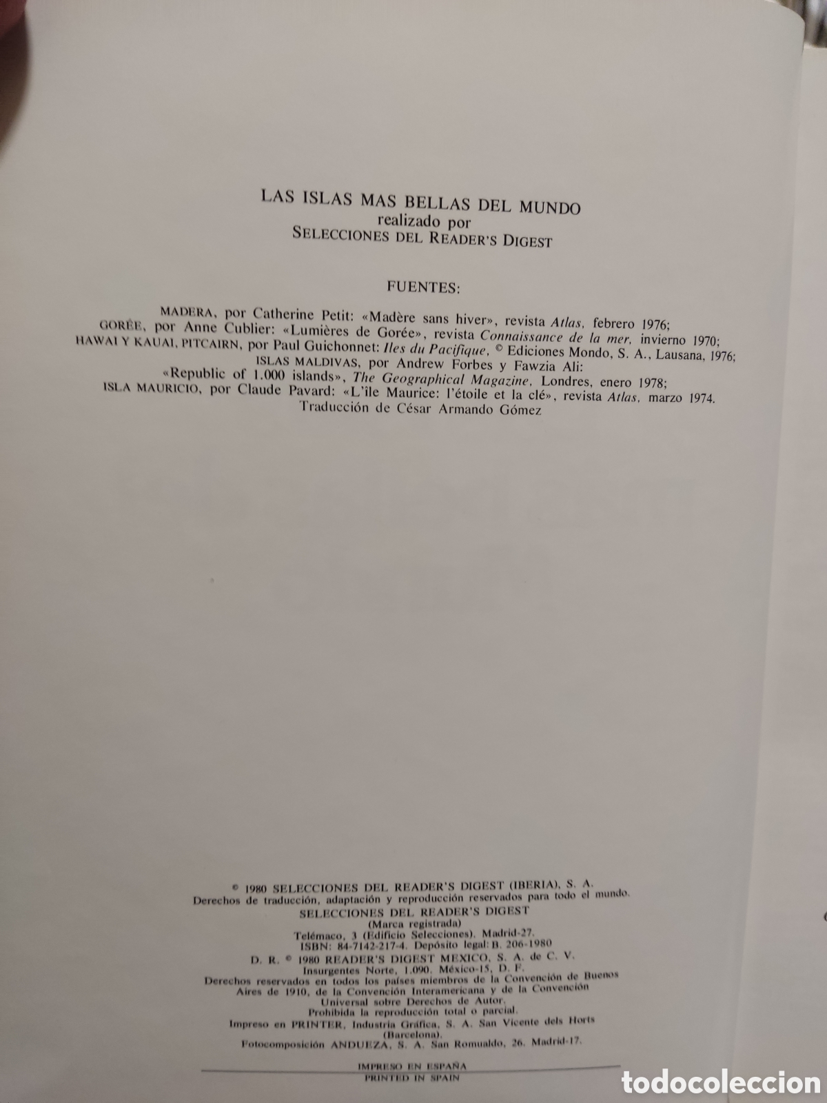 Libros de segunda mano: Las islas m&aacute;s bellas del mundo - Foto 2