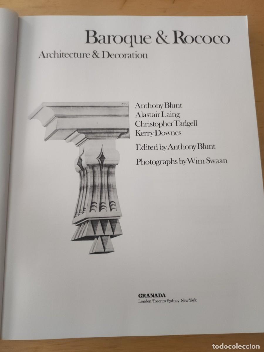 Libros de segunda mano: Baroque and Rococo. Architecture and decoration - Foto 3