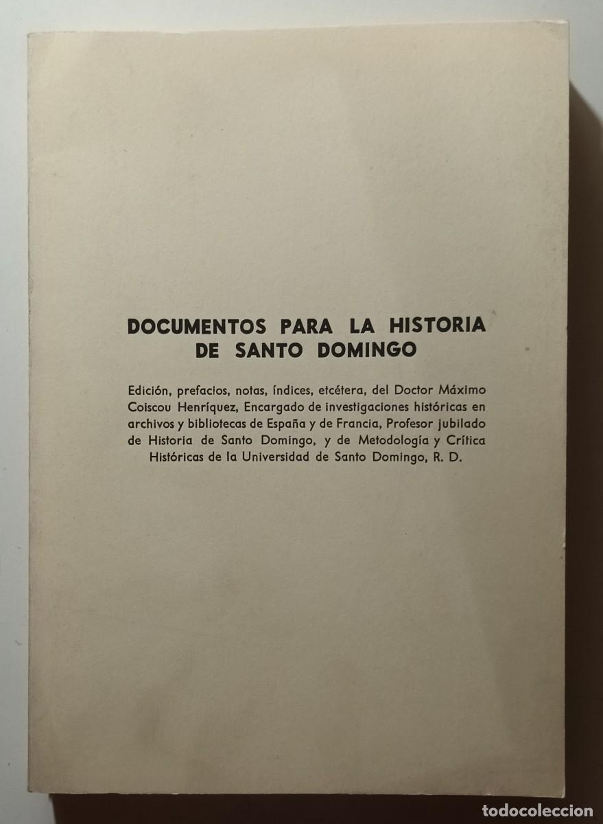 Libri di seconda mano: DOCUMENTOS PARA LA HISTORIA DE SANTO DOMINGO, VOL. II - 1973