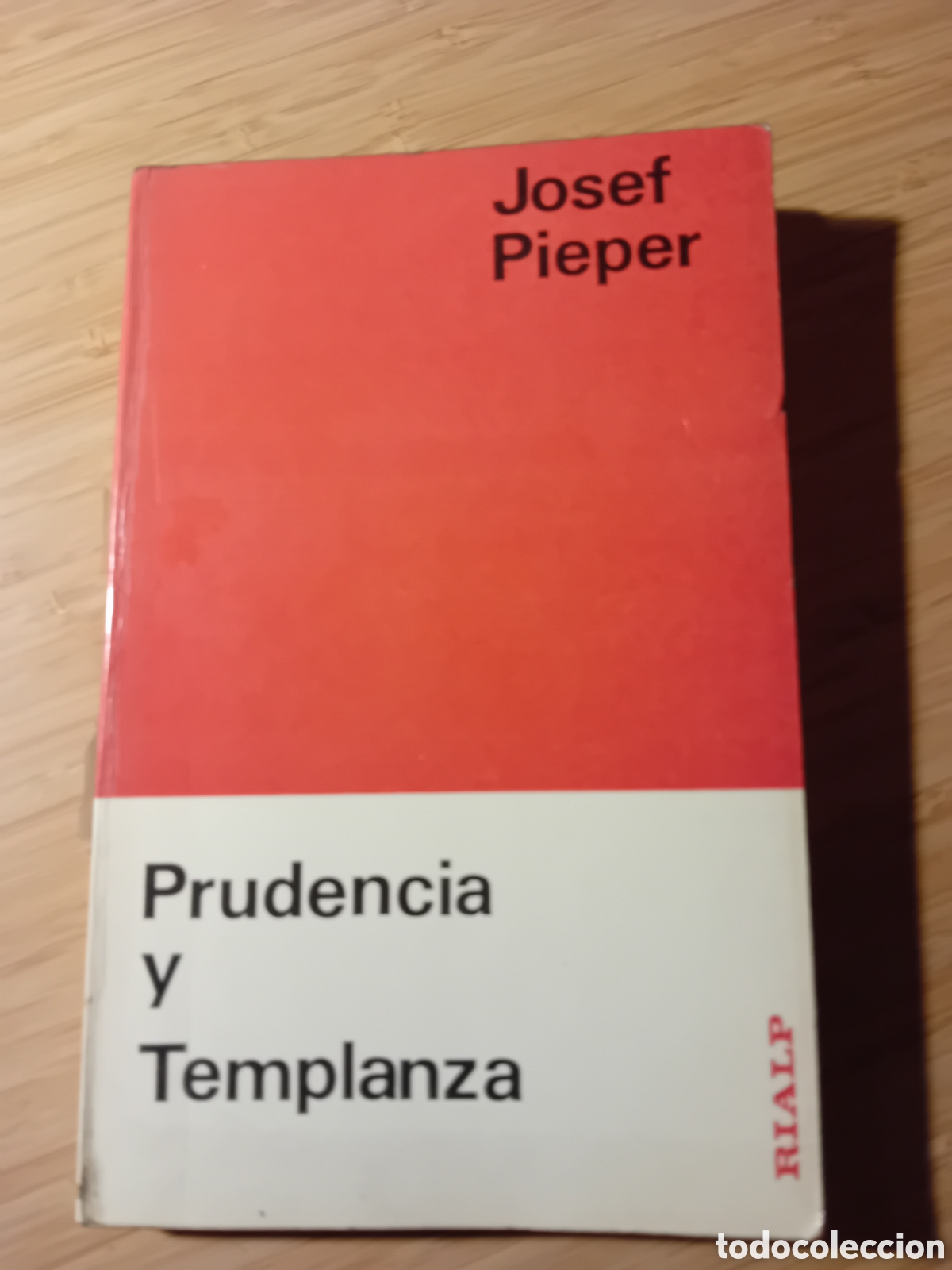 Libros de segunda mano: Prudencia y templanza - Josef Pieper (RIALP 1969) - Foto 1