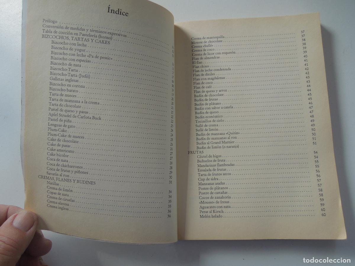 Libros de segunda mano: EL GRAN LIBRO DE LOS POSTRES - . MAR&Iacute;A PILAR . EDICIONES 29,-1995 - Foto 3